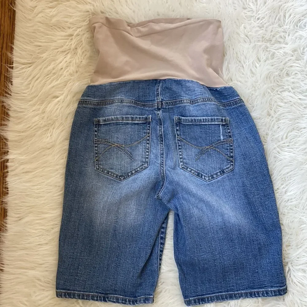 Oh Baby by Motherhood Denim Jean Shorts Size S